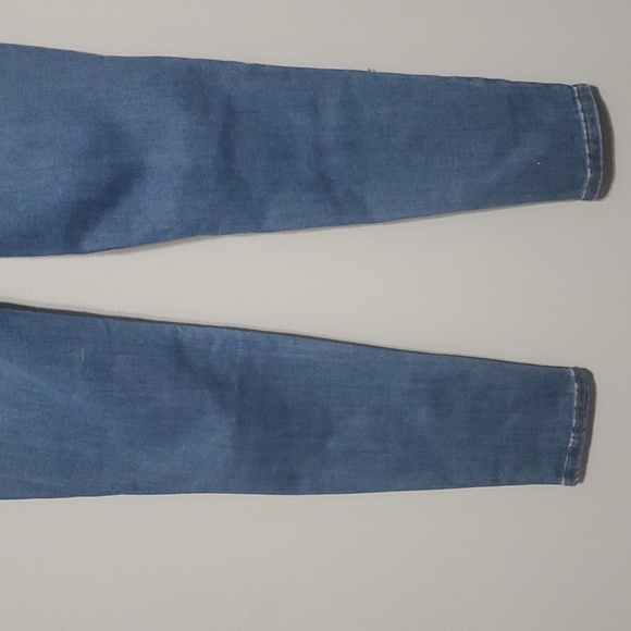 Fashion Nova jeans womens size 7 juniors stay in line mid rise Two-tone Artsy - Picture 12 of 13